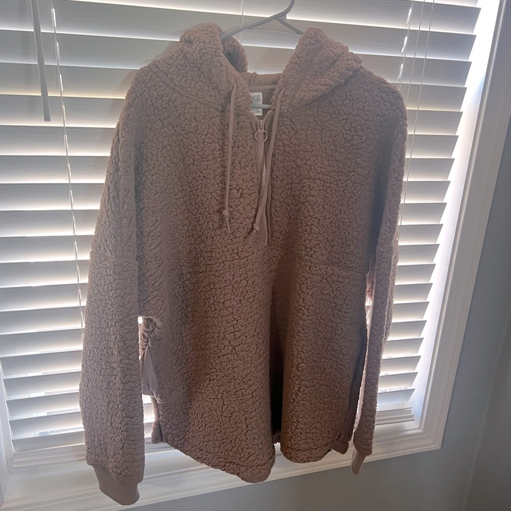 Pink Victoria Secret Sherpa Pullover
